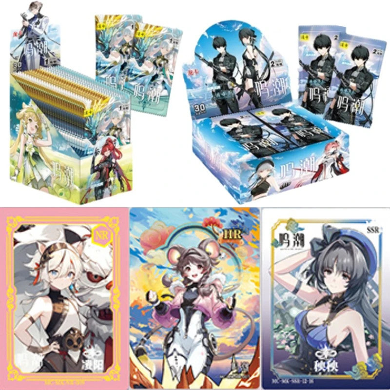 Wuthering Waves Card Tide Celebration Collection Card Animation Online Game Comic Character Photocar