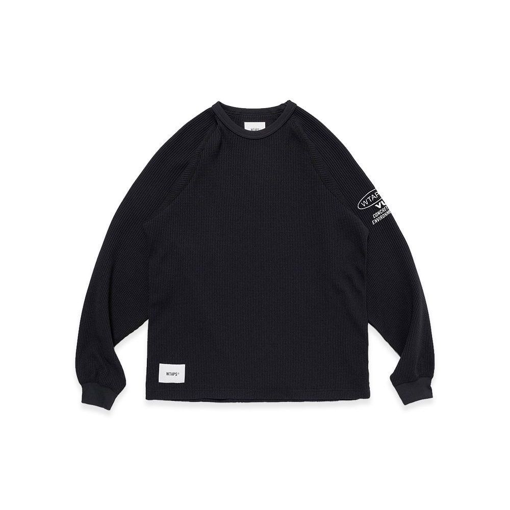 WTAPS Waffle LS Poly Black Unused