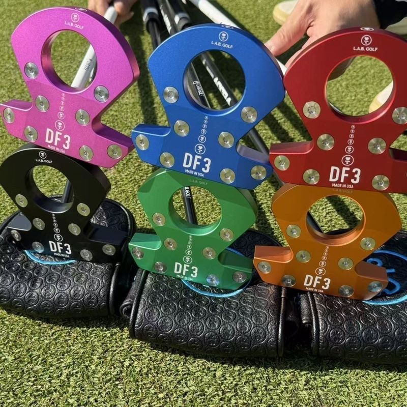 LAB Golf Putter ทรงใหญ่ น้ำหนักเบาทราบาราณซ์ดี เหมาะสำหรับมือใหม่และนักกอล์ฟระดับกลาง（Only the black pole）