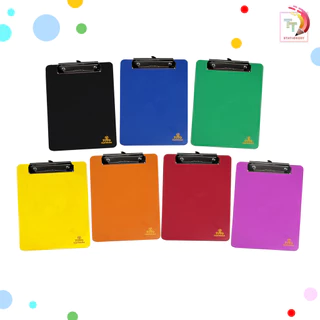 ToTo (โตโต้) คลิปบอร์ด คลิปบอร์ดพลาสติก ขนาด A4 / A5 ( 1 ชิ้น / คละสี )