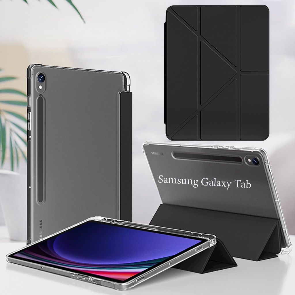 CUNGBAAK Samsung Tab S9/S10/S11 A9/A11 S6 Lite 3+Y เคสป้องกันการตกแบบพับได้รูปตัว Y