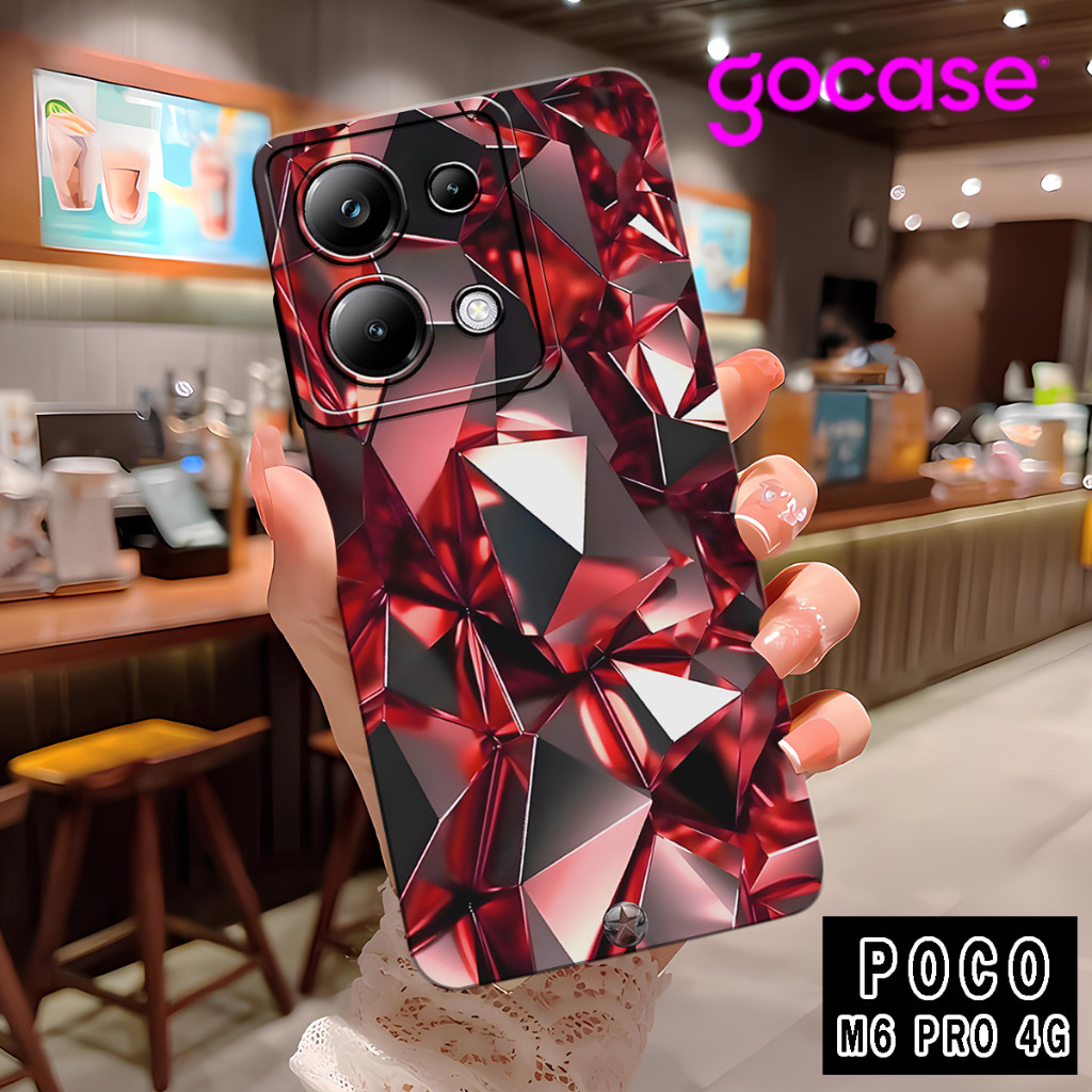 ( DTF 28) ยืดหยุ่นยาง softcase สําหรับ Poco x6 5G l Poco m6 pro 4G l Redmi note 13 pro 5G l Redmi no