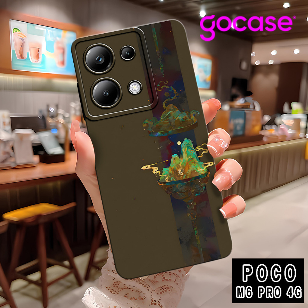 ( DTF 2) ยืดหยุ่นยาง softcase สําหรับ Poco x6 5G l Poco m6 pro 4G l Redmi note 13 pro 5G l Redmi not
