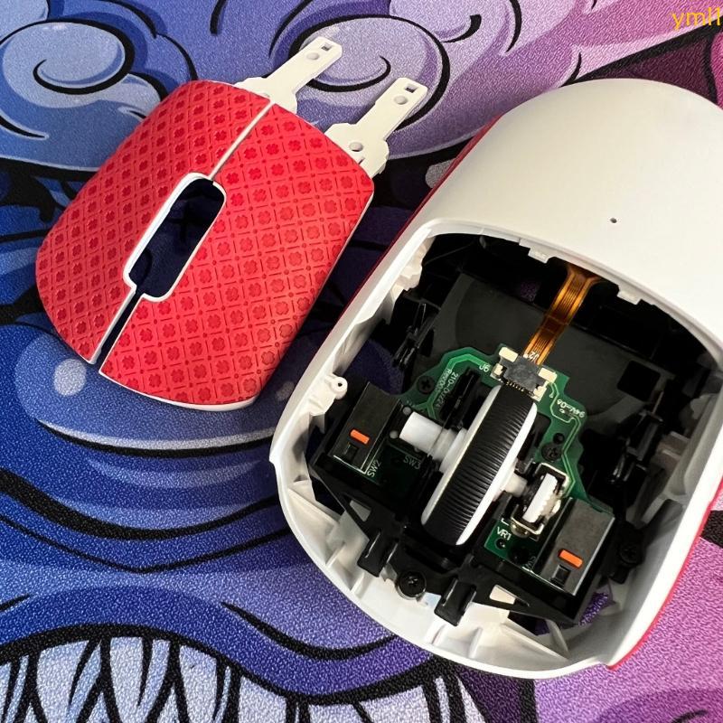 Yml1 4 ชิ้นเมาส์ไมโครสวิทช์ D2FC-FK 60 ล้านคลิกสําหรับเมาส์ปุ่มปิดเสียง Microswitch Red Dot