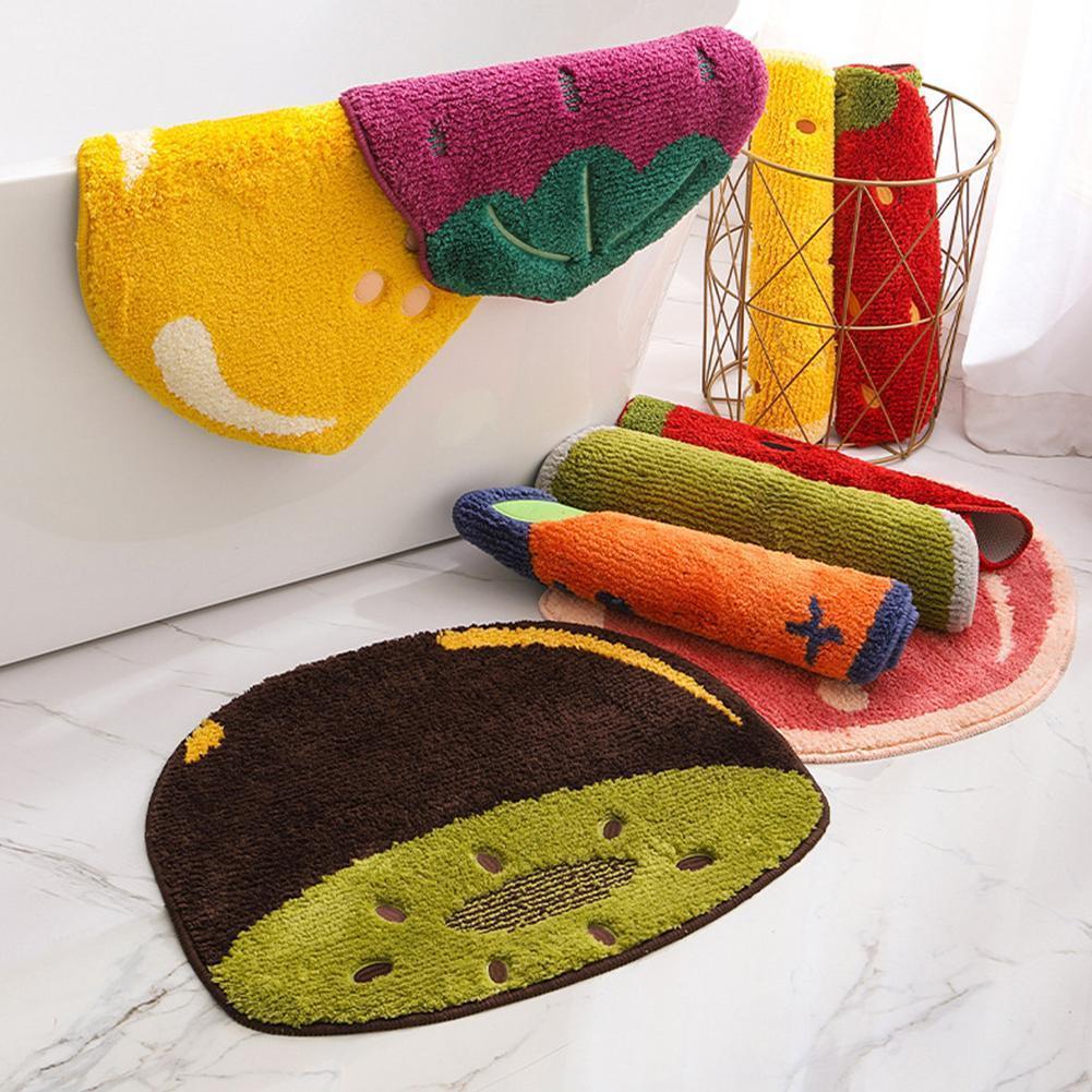 Ins รูปพรมห้องนอน Doorway ในครัวเรือน Entrance Mat พรมปูพื้นดูดซับน้ํา Y5a6