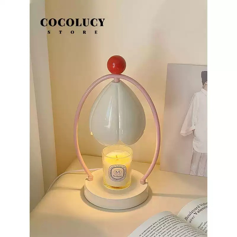 Lily of the Valley Flameless Aromatherapy Wax Melting Lamp, Bedroom Bedside Lamp, Ambient Light, Tab