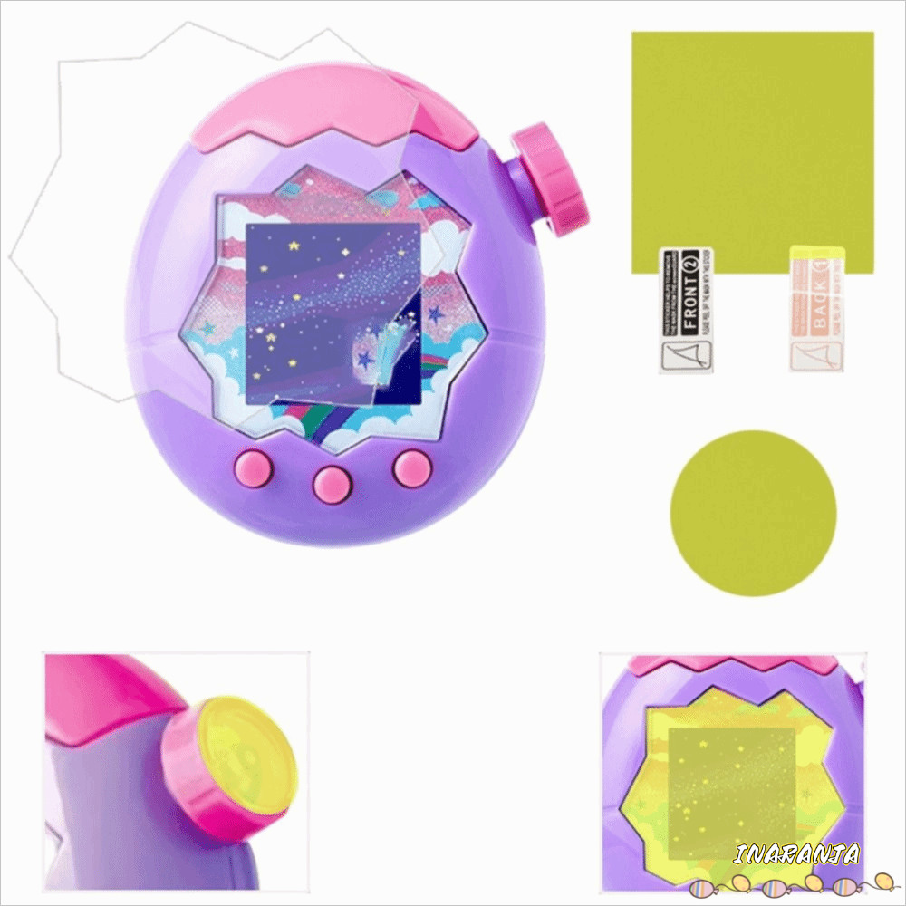 INARANJA 1/3 ชิ้นฟิล์มป้องกันหน้าจอ,TPU สีเหลืองนุ่มแผงฝาครอบป้องกัน,เต็มรูปแบบ HD ป้องกันรอยขีดข่วน
