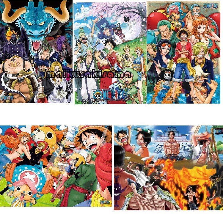 QC Ready Stock Japan ENSKY Puzzle 500 ชิ้น ONE Piece Luffy ONE PIE Wano Country