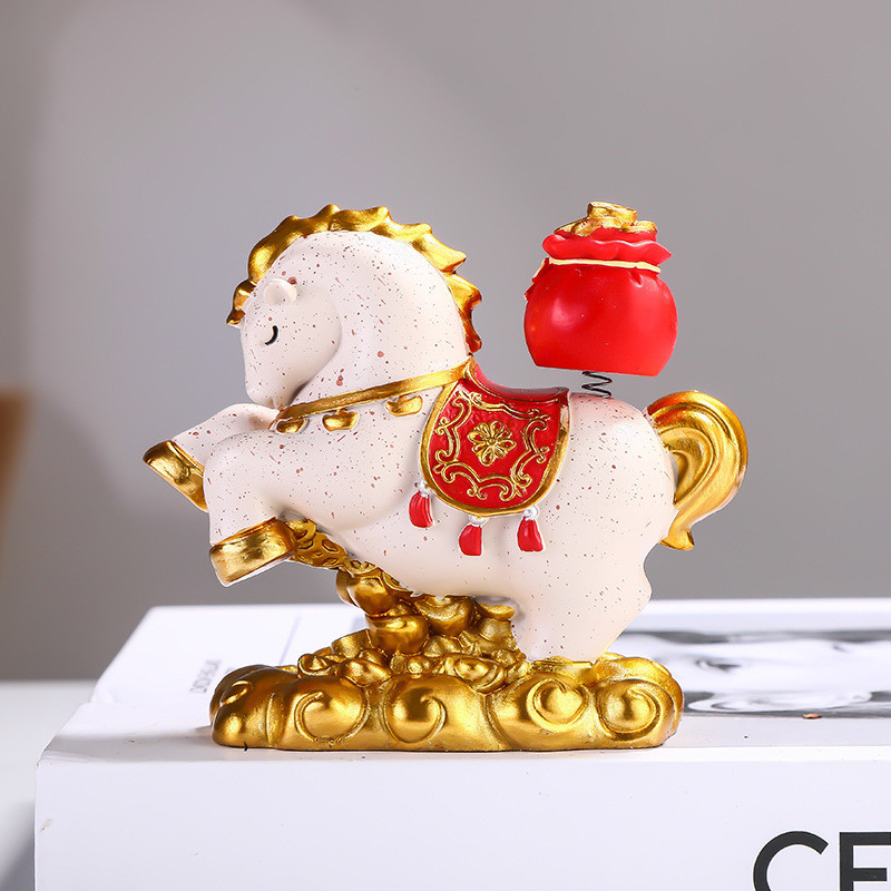 ม้าจีน ของแต่งบ้าน ตกแต่งโต๊ะ ตกแต่งบ้าน ตกแต่งห้อง ของตกแต่ง ตกแต่งคอม แต่งบ้าน ตกแต่งคาเฟ่ ตกแต่งรถ ตกแต่งสวน ตกแต่งประตู บ้านปลา ของขวัญปีม้า วัสดุเรซิ่น ของที่ระลึกน่ารัก สำหรับตั้งโต๊ะ รับทรัพย์ทันที คุณภาพดี - รูปที่ 6