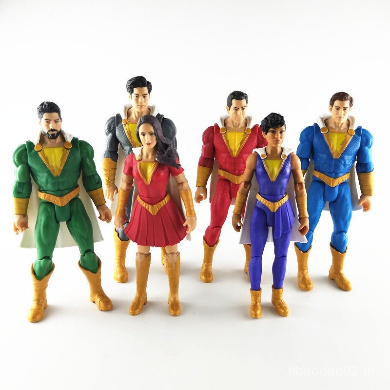 ขายร้อน Mattel Mattel Bulk DC Superhero Thunder Shazam Shazam 20 ซม.Action Figure 8TOC