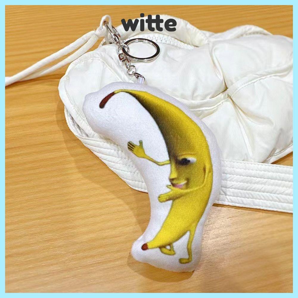 Witte （in stock）พวงกุญแจ จี้รูปกล้วย ขนาดใหญ่ เหมาะกับของขวัญยอดนิยม Big Banana