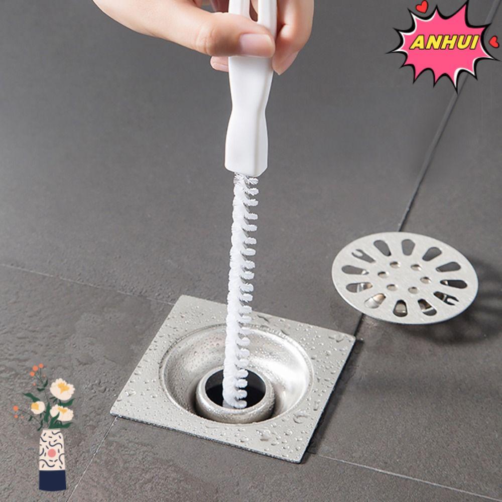 ANHUI ท่อขุดลอกแปรงเครื่องมือกําจัดรูทําความสะอาดแบบยืดหยุ่นปลั๊กอุดตันแปรงทําความสะอาดอ่างล้างจาน
