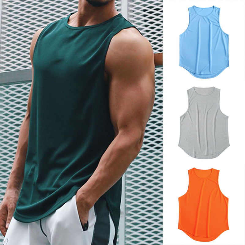 เสื้อกล้ามตาข่ายสำหรับยิมและกีฬา ออกแบบตามสไตล์ฮิปฮอป ระบายอากาศได้ดีและแห้งไว เหมาะสำหรับการฝึกฝนและการเล่นฟิตเนส