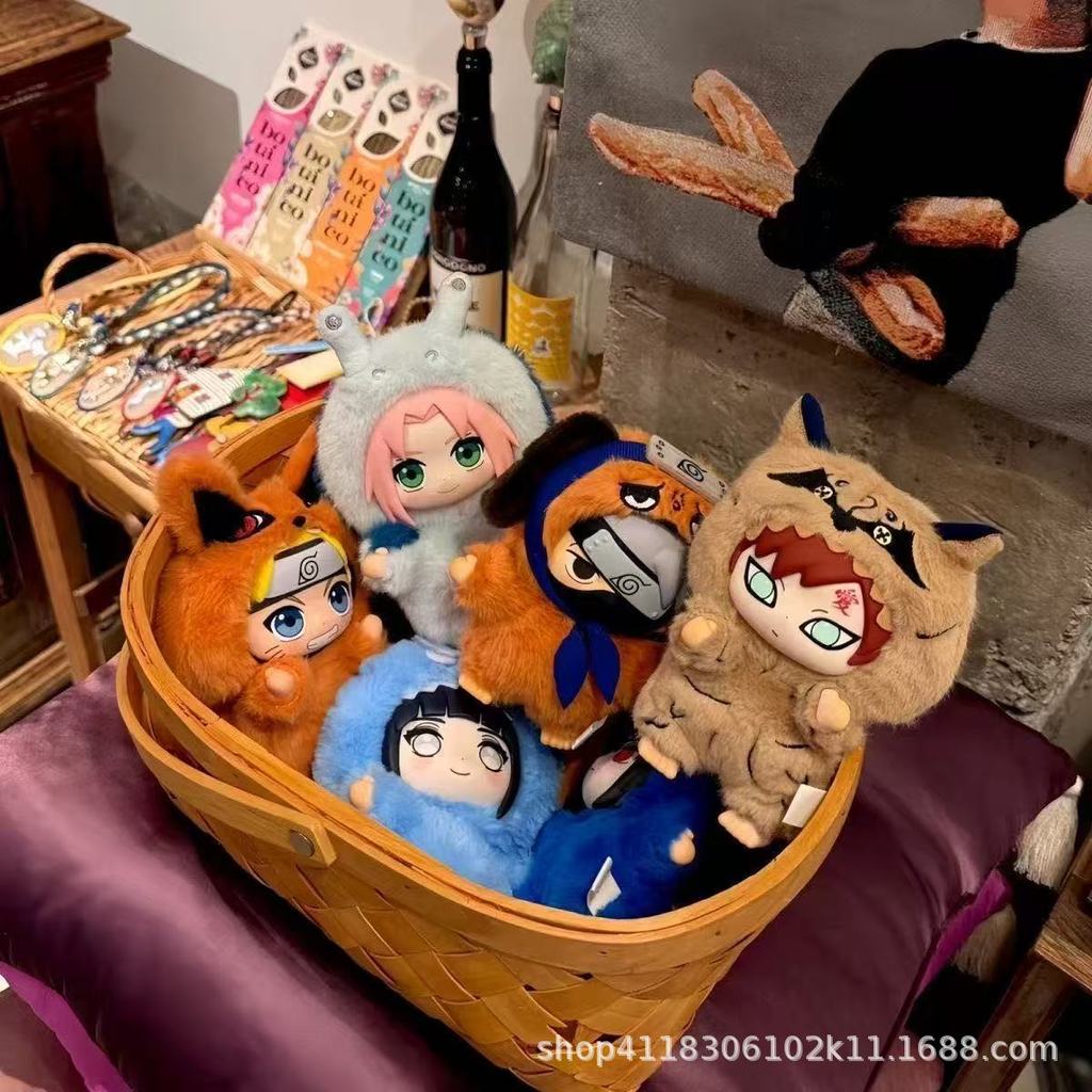 Naruto Anime Shippuden น่ารัก Beast Party ตุ๊กตา Naruto ตุ๊กตาตุ๊กตา Naruto ไวนิล