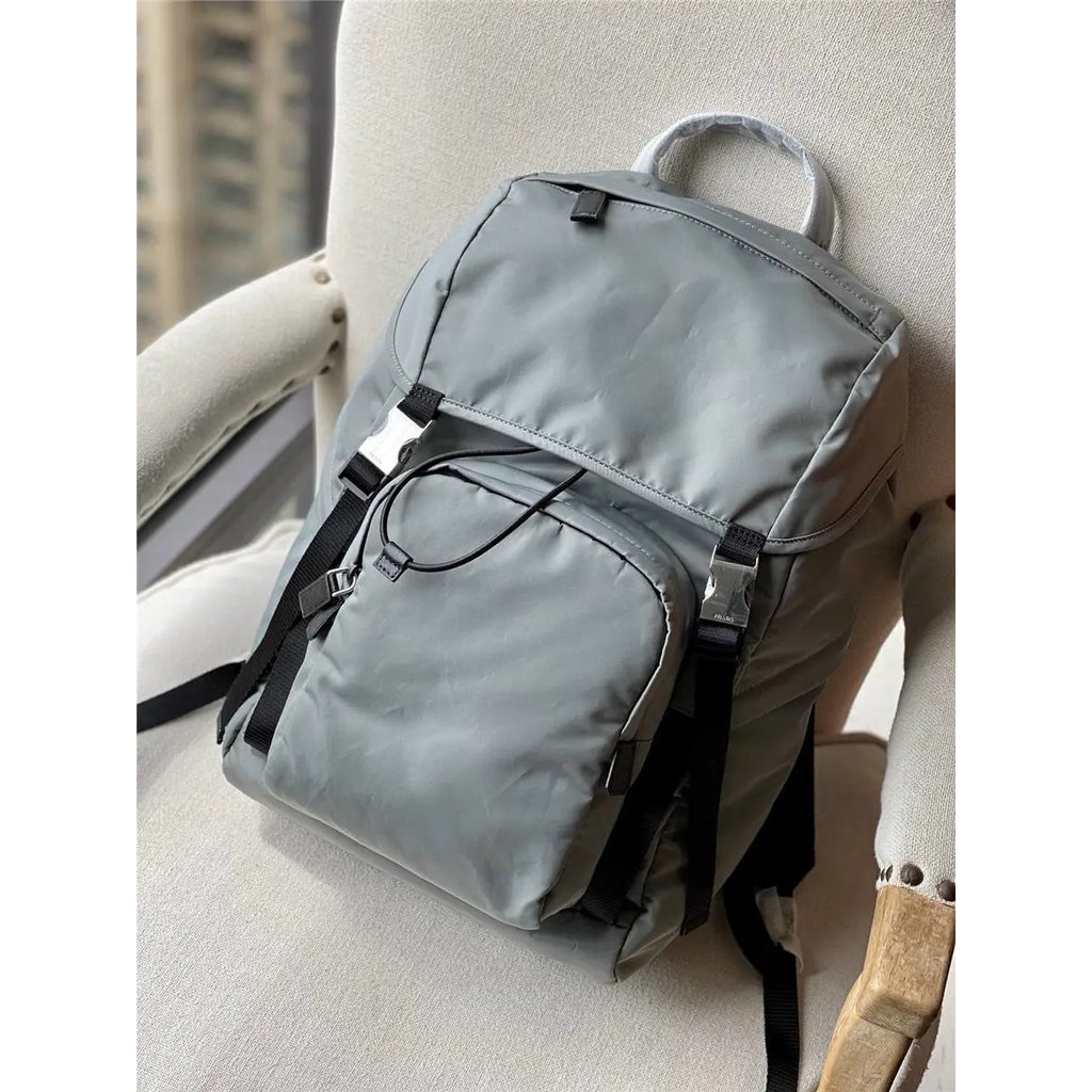 PRADA New Style Classic Mens Backpack Fabric Nylon Backpack 2VZ135