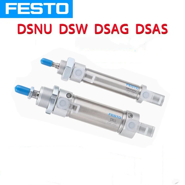 Fisto กระบอกยี่ห้อใหม่พร้อมสต็อก DSNU-25-10/15/20/25/30/35/40/50/60/70/80/100-PA-MQ