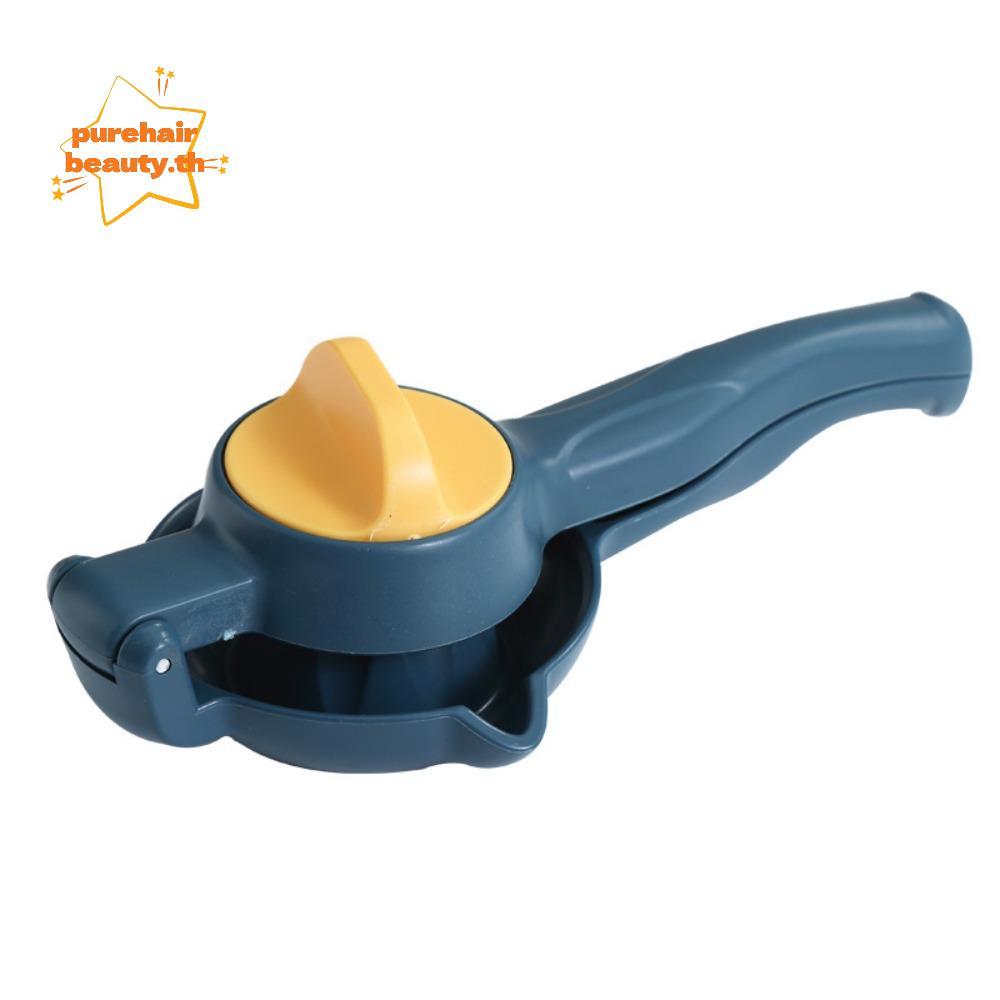 PUREHAIRBEAUTY Lemon Lime Squeezer, Manual Press Hand Juicer, Portable Max Extraction Grapefruit Ora