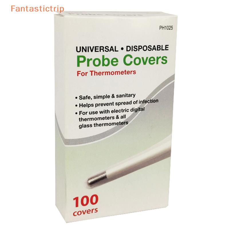 Fantastictrip 100 ชิ้น/เซ็ต Digital Probe Cover Disposable Protector ฝาครอบอิเล็กทรอนิกส์แฟชั่น