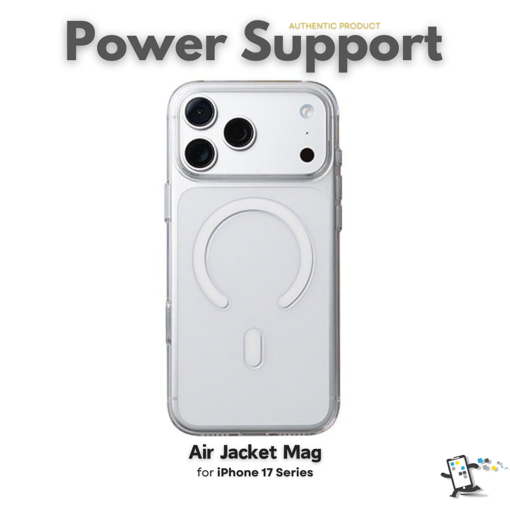 Power Support Air Jacket Mag เคสสำหรับ iPhone 17 Pro Max และ 17 Pro(พร้อมส่ง)