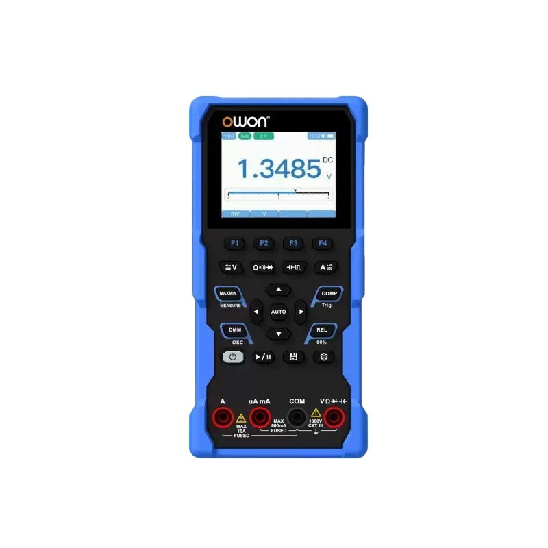 OWON HDS120 Digital Oscilloscope Multimeter 4 1/2 หลัก True RMS - เครื่องทดสอบไฟฟ้าอัตโนมัติพร้อมจอแ