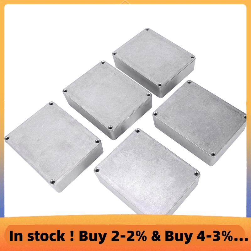 เอฟเฟคกีตาร์เหยียบอลูมิเนียมกล่อง Stomp สําหรับ DIY ชุดเหยียบกีตาร์ 1590BB