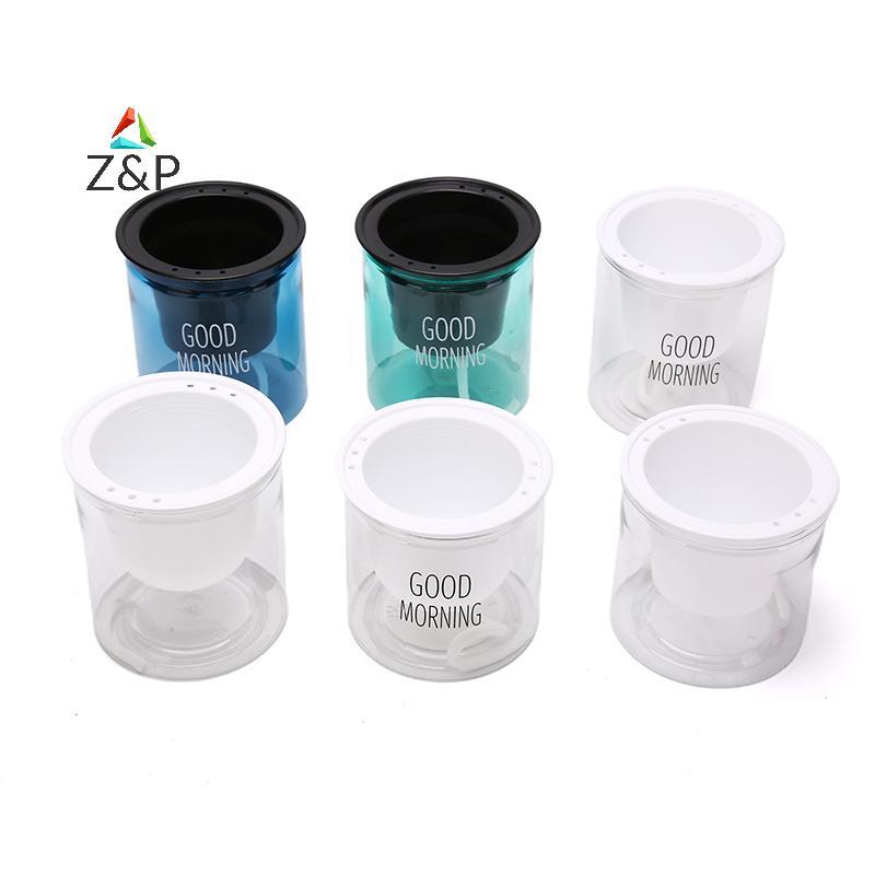 Z&P กระถางดอกไม้โปร่งใสรดน้ําต้นไม้ด้วยตนเองกระถางดอกไม้ตกแต่งสวนบ้าน COD ราคา ถูกที่สุด ดีลบีเคเค แกลเลอรีภาพที่ 5