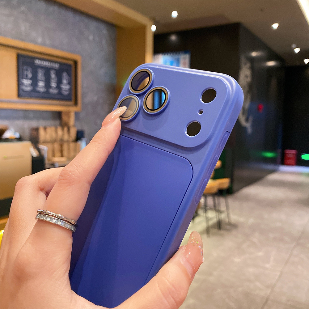 เปลี่ยนเป็น 17 Pro Max ได้ทันที เคส 2-in-1 สำหรับ iPhone 17 Air 16 15 14 13 12 Pro Max 11 พร้อมฝาครอบเลนส์แบบด้าน - รูปที่ 4