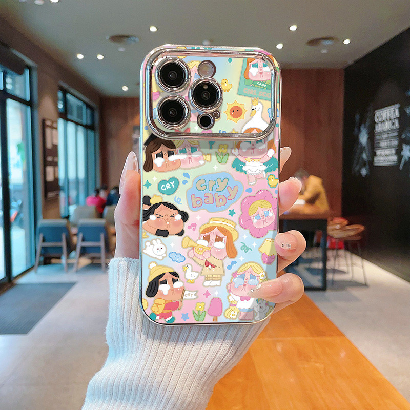 เคสโทรศัพท์ลายเด็กทารกร้องไห้น่ารัก ใช้ได้กับ iPhone 11/13/14/15Pro/16/17Pro/16ProMax,X/MAX/XR,7/8Plus รุ่น ZT6DSC0587