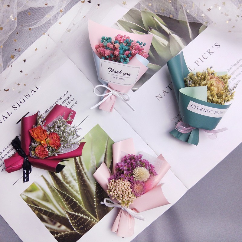 FW07  ช่อกุหลาบแห้ง  มินิ