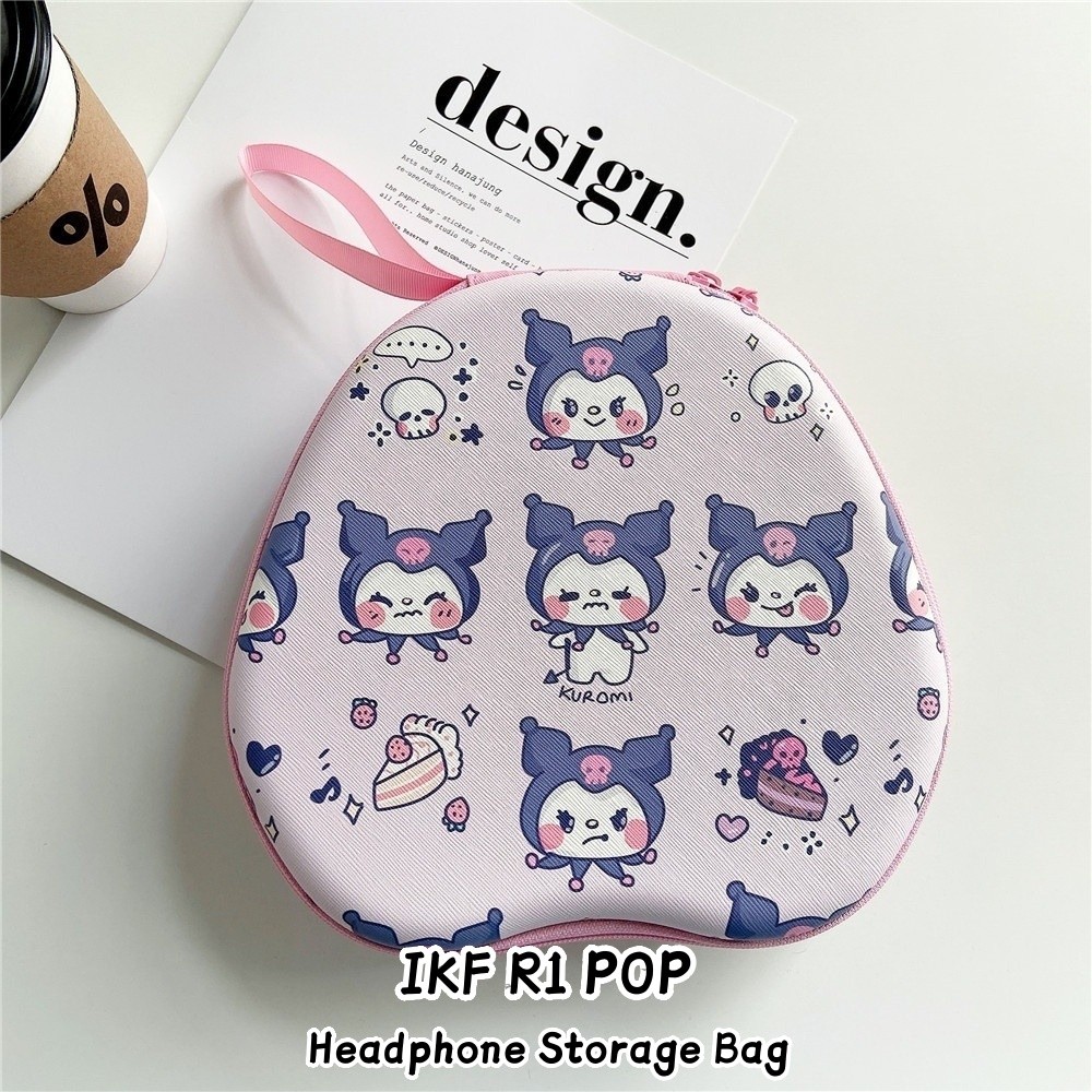 สําหรับ IKF R1 POP เคสหูฟังการ์ตูนน่ารักชุดหูฟังกระเป๋าเก็บ EVA แผ่นรองหูฟังปลอกกล่อง