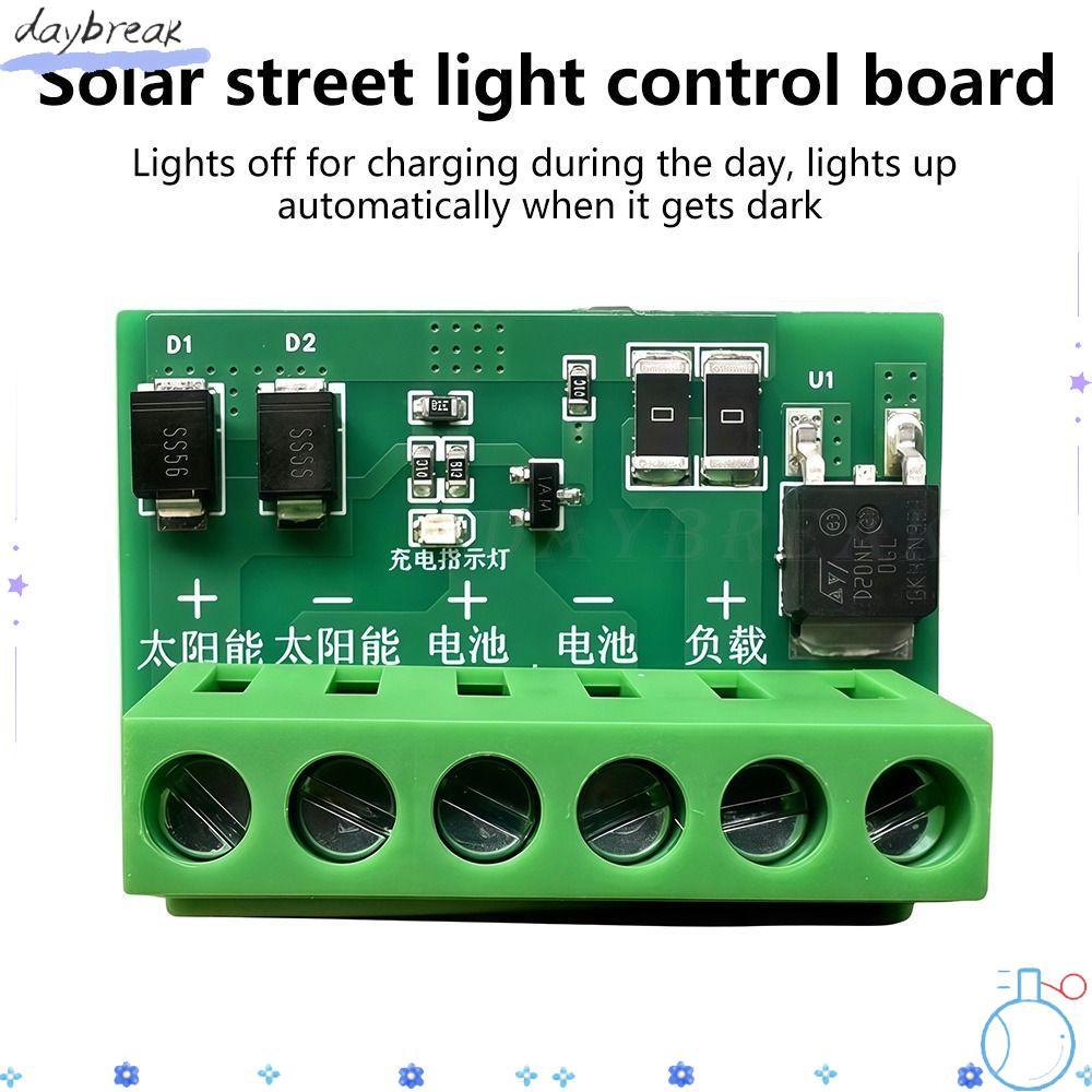 DAYBREAK 1 ชิ้นไฟถนน, 10A แผงวงจรควบคุมอัตโนมัติเต็มรูปแบบ, บอร์ดควบคุม LED DC 6-45V