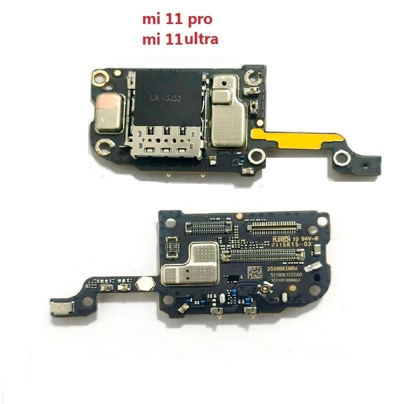 ซิมการ์ด Reader Board Flex Cable สําหรับ Xiaomi Mi 11 Pro 11 Ultra Sim Card Reader อะไหล่