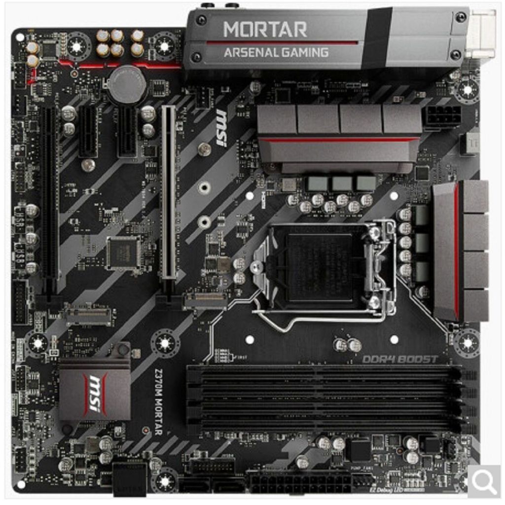 MORTAR Z370M MORTAR MORTAR เมนบอร์ด 1151 รองรับ i39100i58600i787009900เคซีปุ