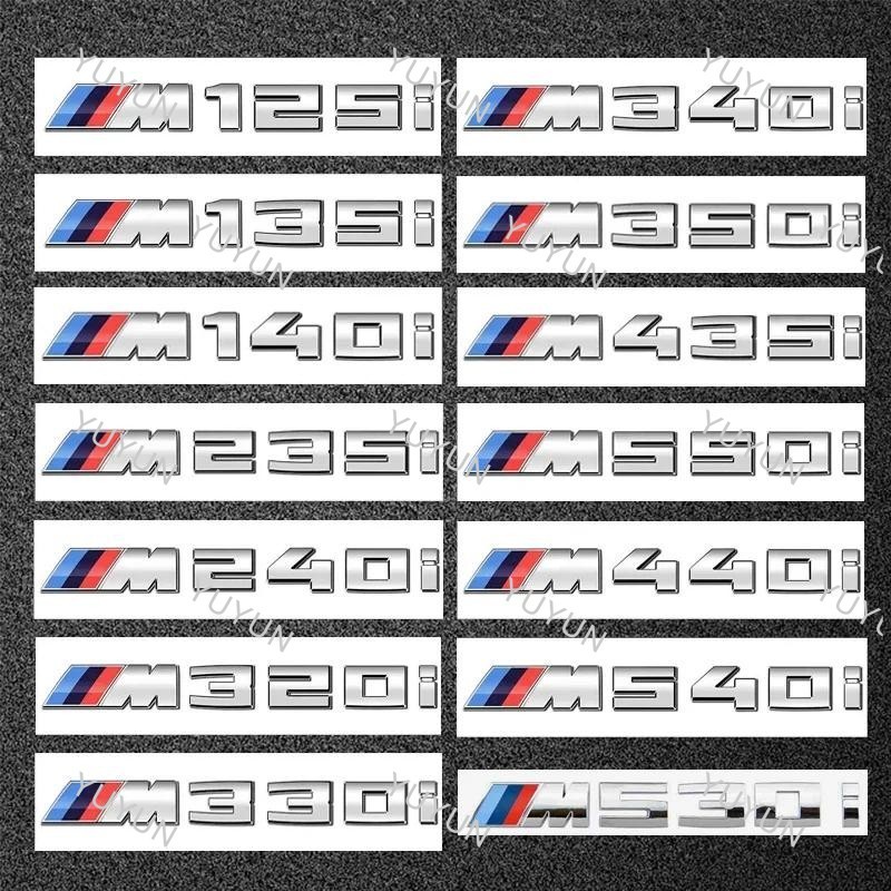 สําหรับ BMW badge สติกเกอร์ M125i M135i M140i M235i M240i M320i M330i M340i M350i M440i M435i M530i 