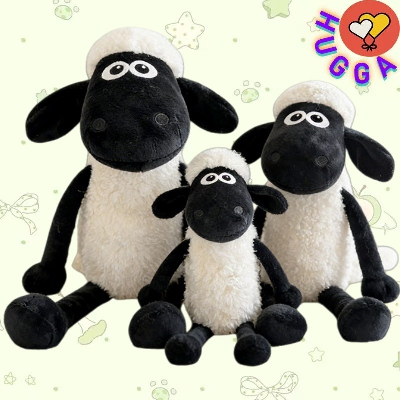 ❤ฮักก้า❤น่ารัก Shaun แกะ Plushie ของเล่นตุ๊กตา Lamb นุ่มนิ่ม ของขวัญวันเกิด ตกแต่งสํานักงาน ขายส่ง