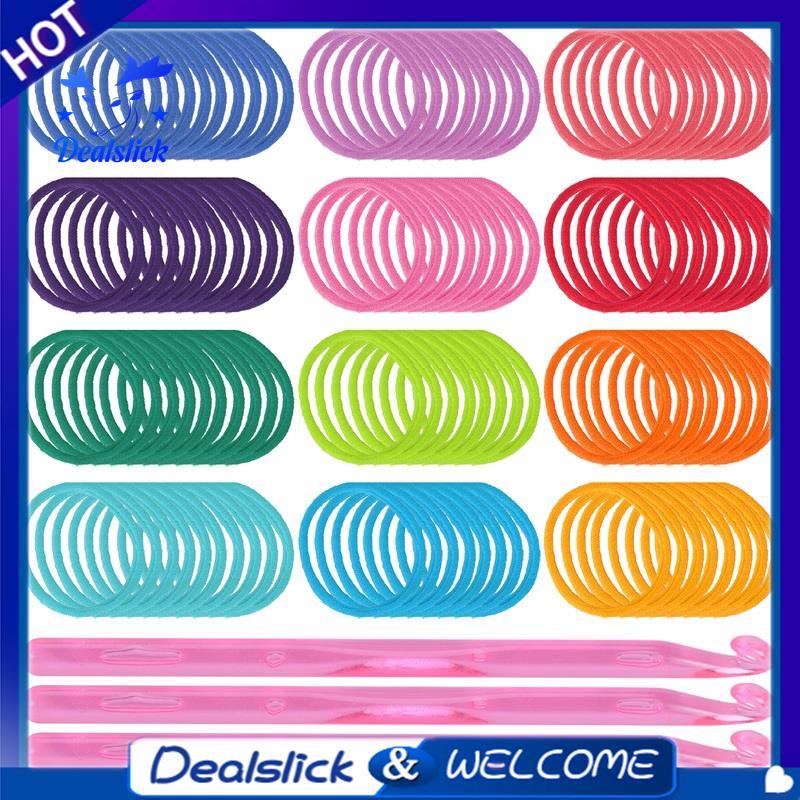 192 ชิ้น 7 นิ้ว Potholder Loops ทอผ้า Loops หัตถกรรม Loops 12 สีสําหรับ DIY หัตถกรรมอุปกรณ์ A