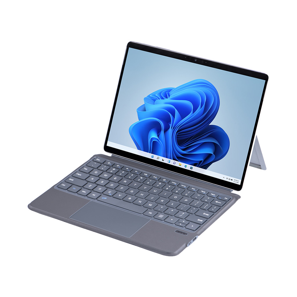 คีย์บอร์ดพร้อม Backlit 7 สีสําหรับ Microsoft สําหรับ surface go/go2/go3/go4 case cover พร้อมทัชแพด