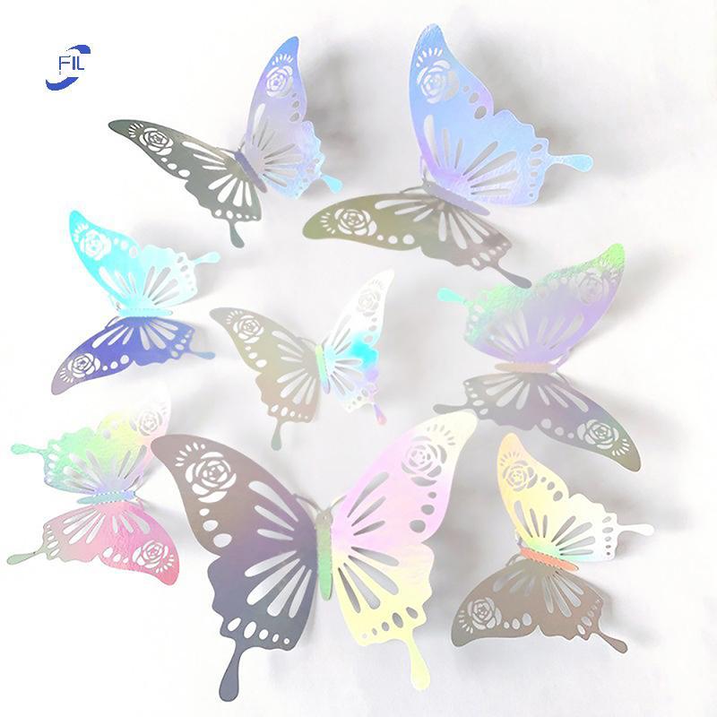 FIL ใหม่ 12 ชิ้นเค้กวันเกิดแฮปปี้ Topper Rose Gold ประเภทพับเด็กเค้ก Topper ขนมตกแต่ง Baby Shower ของขวัญ - รูปที่ 5