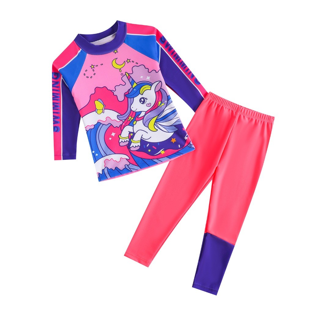 ส่งทันทีจากไทย 💥ชุดว่ายน้ำเด็ก แขนยาว ขายาว รหัส 237.. - รูปที่ 7