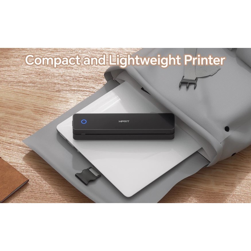 HPRT MT610/MT610 Pro มินิแบบพกพา A4 เครื่องพิมพ์โทรศัพท์/การเชื่อมต่อ USB สีดําสีขาวเครื่องพิมพ์ความร้อน - รูปที่ 4