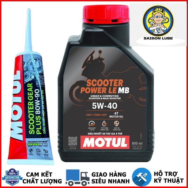 MOTUL SCOOTER POWER 5W40 SCOOTER น้ํามันและยาง Motul