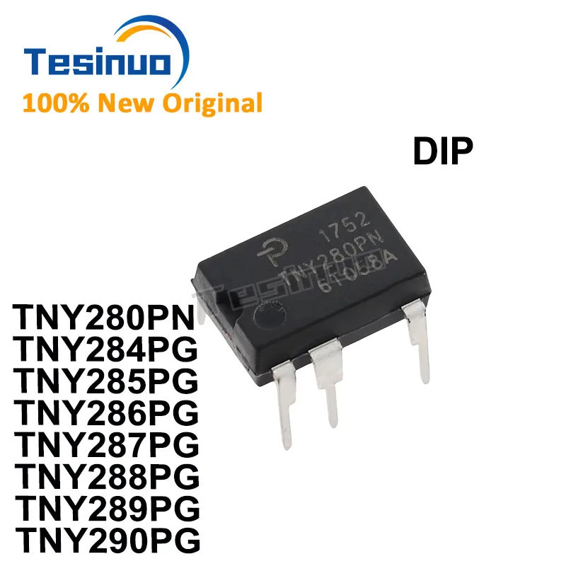 5PCS TNY280PN TNY284PG TNY285PG TNY286PG TNY287PG TNY288PG TNY289PG TNY290PG DIP Power การจัดการชิปใ