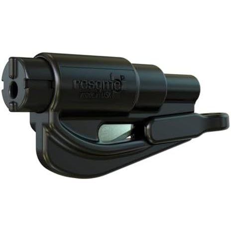 RESQME เครื่องมือหลบหนีรถพวงกุญแจต้นฉบับ Made in USA Unisex-adult (สีดํา) แพ็คเดี่ยว (01.100.01)