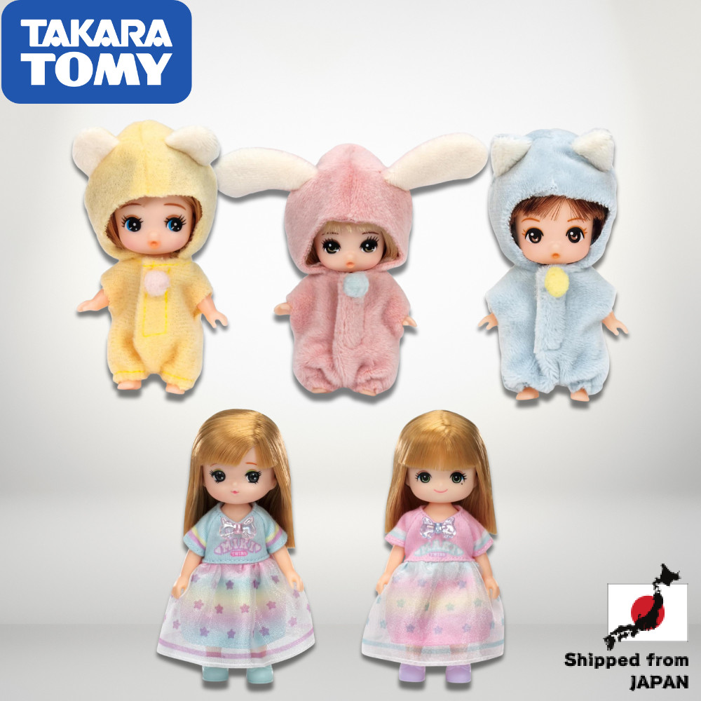 TAKARA TOMY Licca-chan Doll Assortment: Dress-Up Play Dolls for Ages 3+