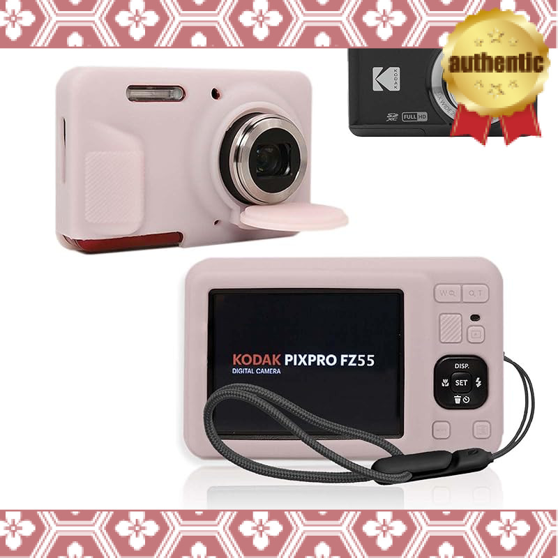 Case Cover Camera Bag for KODAK PIXPRO FZ55 [NOUKAJU] Silicone Protective Case Cover with Strap for 
