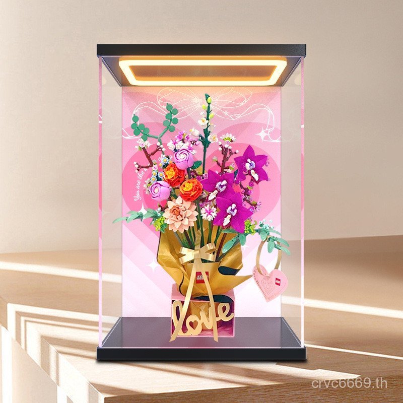 กล่องของขวัญประเภท HD Back to 10342 รุ่นกล่องเก็บโคมไฟดอกไม้ช่อดอกไม้ผงไม้ LG Immortal Application A