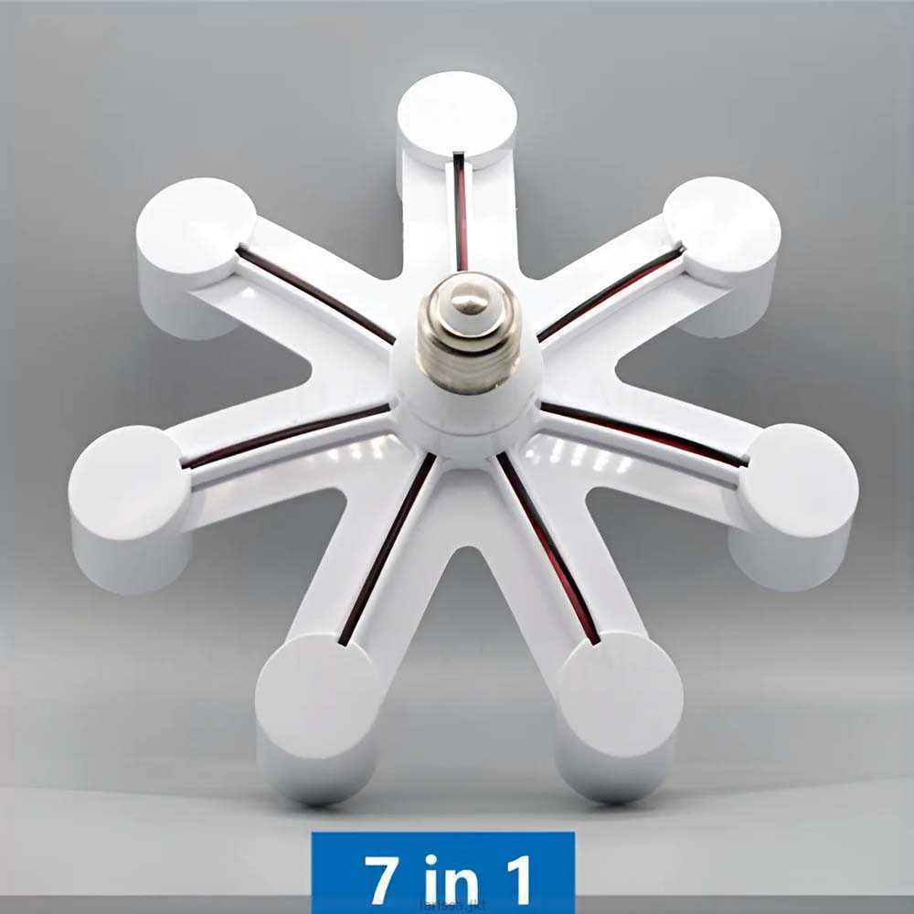BAOSITY 7-Prong LED Studio Bulb Lamp Fitting E27 - BST-72