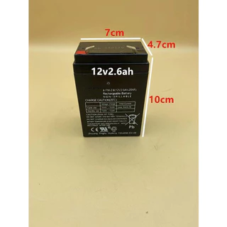 แบตเตอรี่ แห้ง 12V 2.6AH แบต สำรองไฟ ตู้คอนโทรล ไฟสัญญาณ ไฟฉุกเฉิน รถไฟฟ้า BATTERY LEAD ACID SLA VRLA BATTERY UPS
