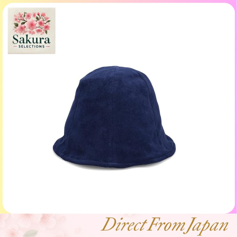 [Coleman] Sauna Hat Sauna Cap for Men and Women, Towel Fabric, Washable, SAUNA HAT 187-0072 Navy