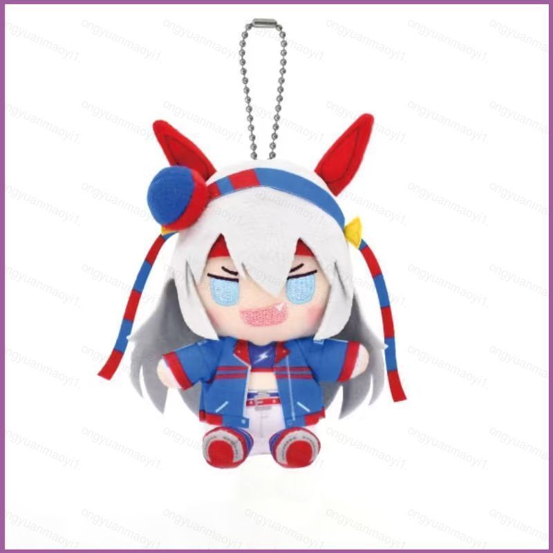 ZY1 Uma Musume สวย Derby Oguri หมวก Tamamo Cross Symboli Rudolf ตุ๊กตาน่ารัก Plushie กระเป๋า Charm Y